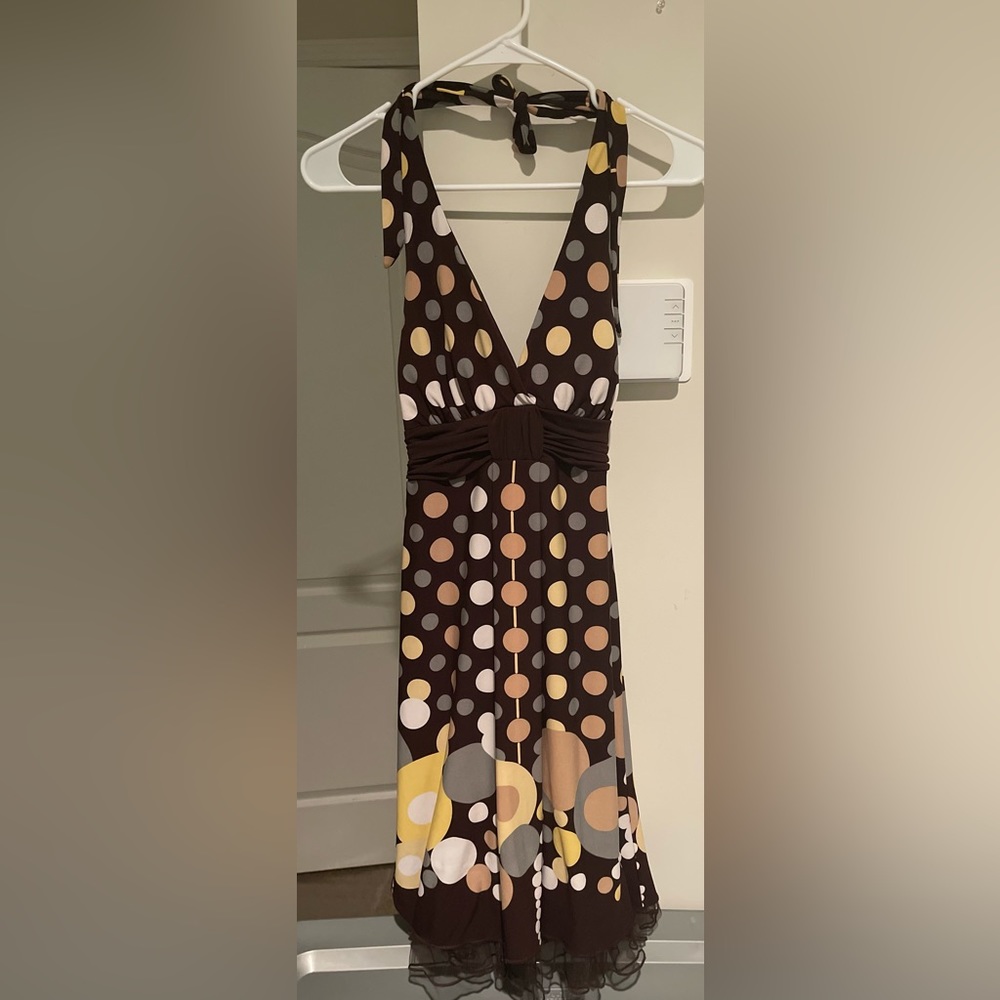 This beautiful polka dot dress, that compliment a beautiful Sunday afternoon